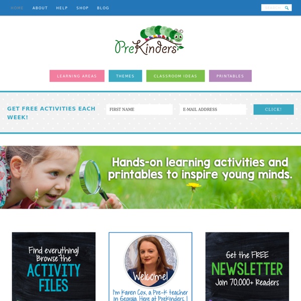 PreKinders: Ideas & Resources for Pre-K & Preschool Teachers