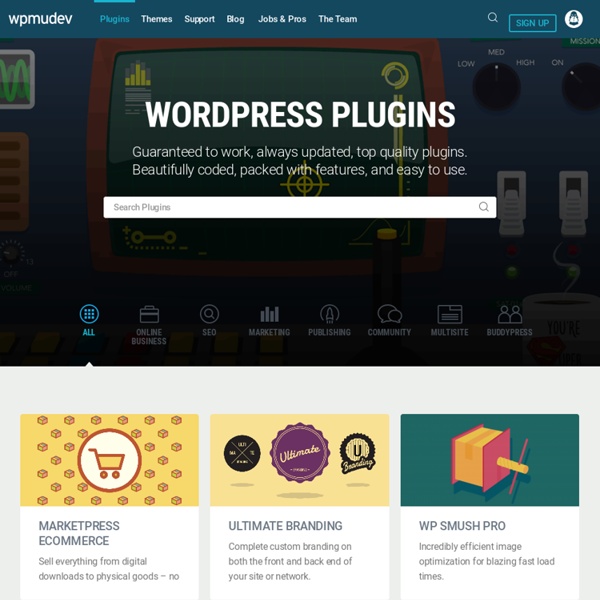 WordPress Plugins by WPMU DEV