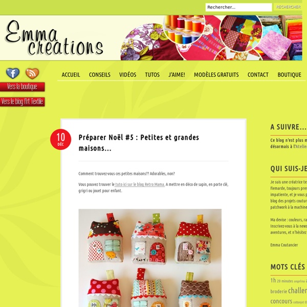 Au fil d'Emma - Idées patchwork et couture facile