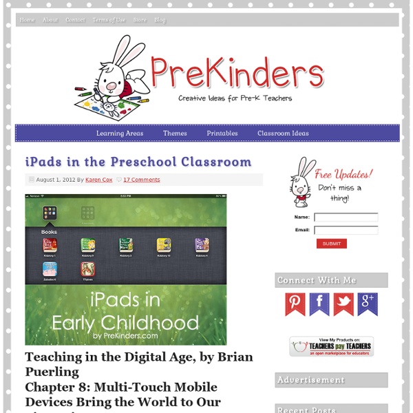 iPads in the Preschool Classroom
