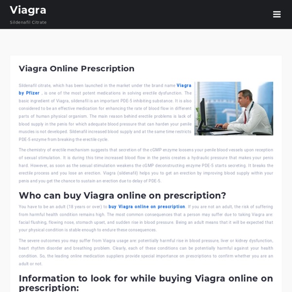 Buy Viagra online prescription in UK for impotence treatments