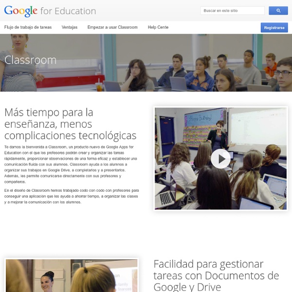 Presentación de Classroom para Google Apps for Education
