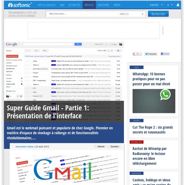 Guide Gmail - Partie 1