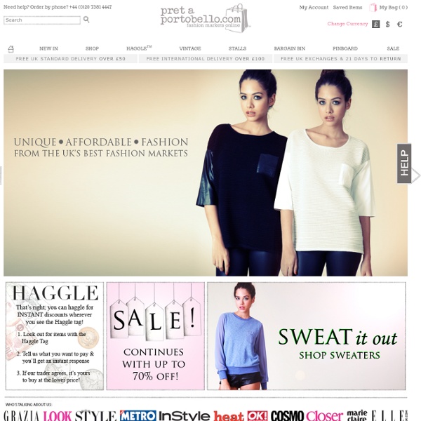 The fashion market on the net