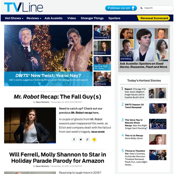 TVLine - TV News, Previews, Spoilers, Casting Scoop, Interviews