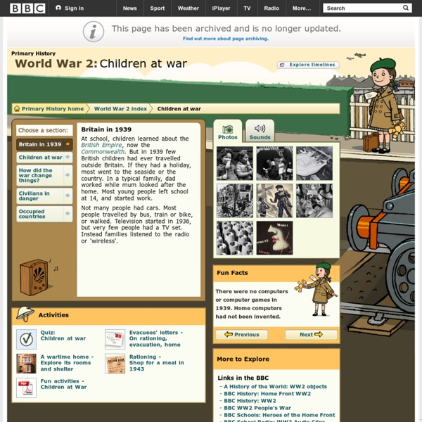 Primary History - World War 2 - Children at war