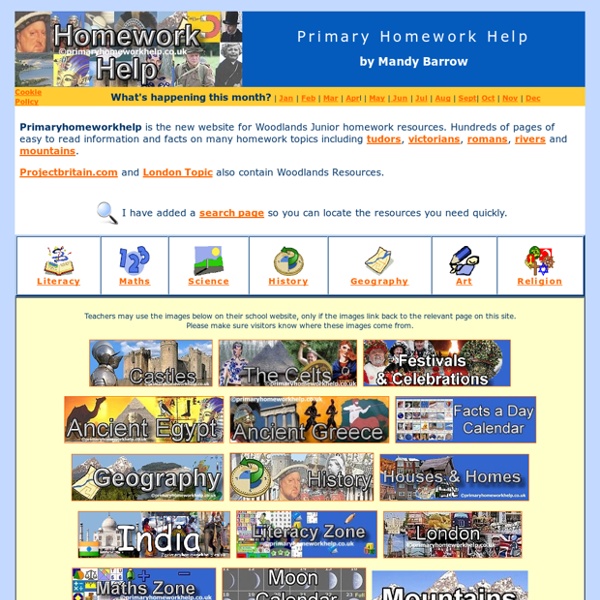 Primary Homework Help for Kids - by Mandy Barrow