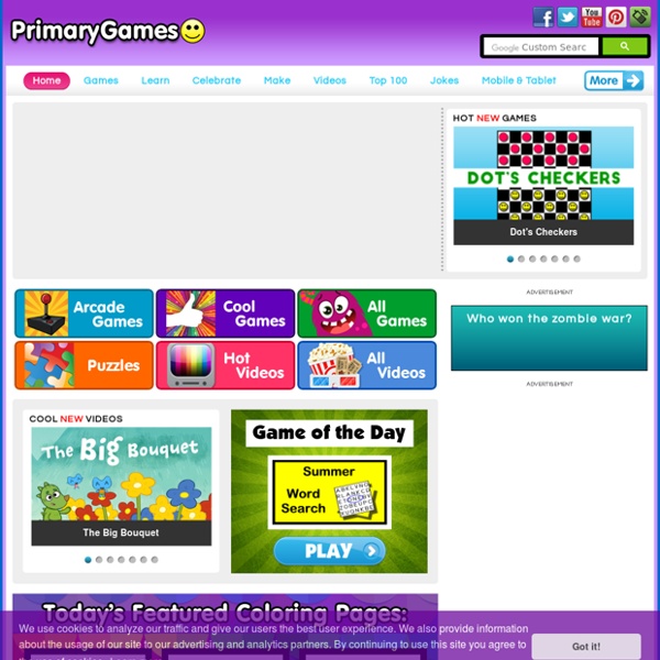 PrimaryGames Free Games and Videos Pearltrees