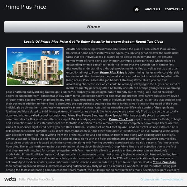 Prime Plus Pune