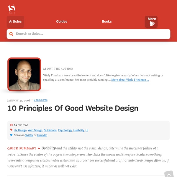 10 Principles Of Effective Web Design