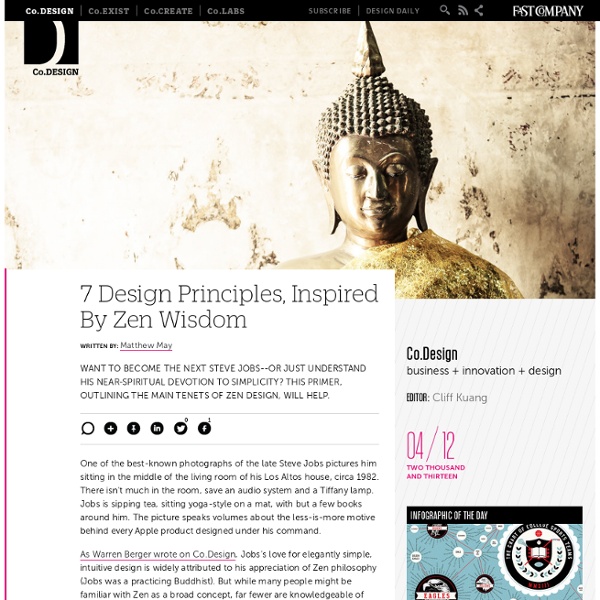 7 Design Principles, Inspired By Zen Wisdom