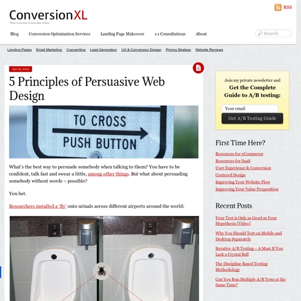5 Principles of Persuasive Web Design