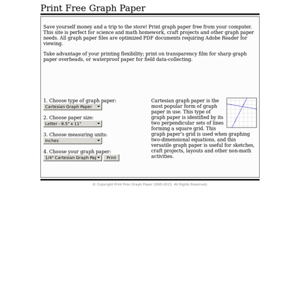 Print Free Graph Paper