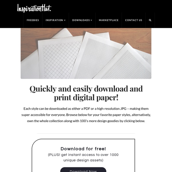 Printable Paper - Inspiration Hut