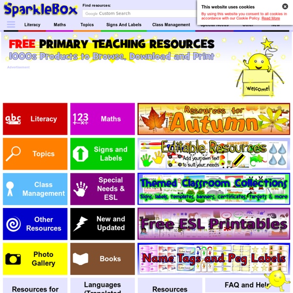 1000s FREE Primary Teaching Resources & Printables - EYFS, KS1 and KS2 - SparkleBox