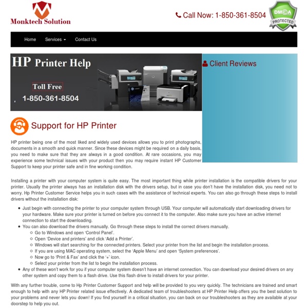 HP Printer Customer Service Help Number 1-877-776-4348