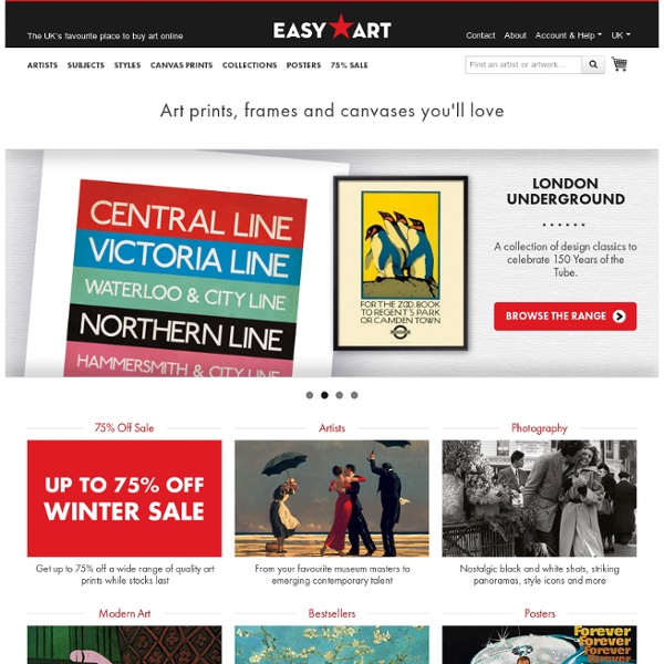 Buy Art Prints, Canvas Prints, Framed Art at Easyart.com