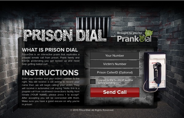 Prison Dial - Send Calls from Prison!