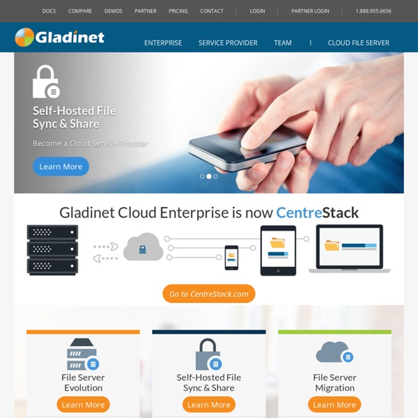 GLADINET - Cloud Storage Access Platform & Solutions