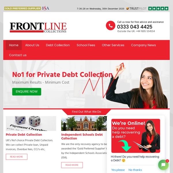 UK's No1 Private Debt Collectors & Debt Collection Agency