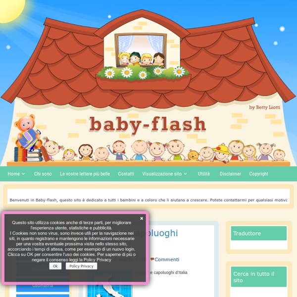 Baby-flash - Sito dedicato ai bambini e a coloro che li aiutano a crescere.