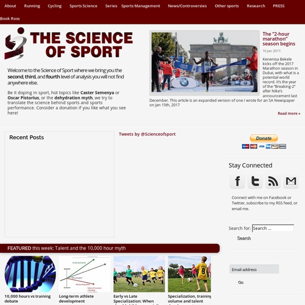 The Science of Sport