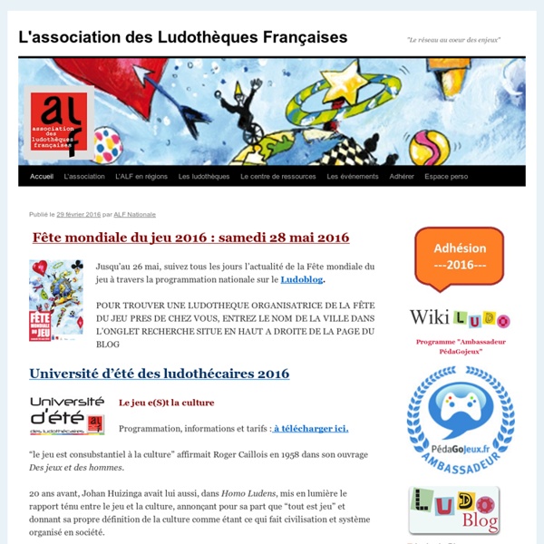 ALF : Association des Ludothèques Françaises