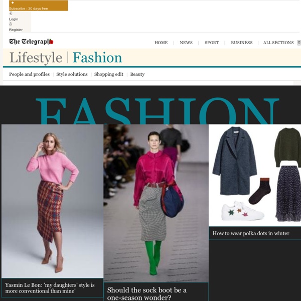 Latest Fashion News, Style Advice, Fashion Pictures, Fashion Shows