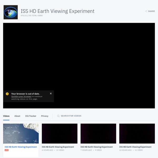 ISS HD Earth Viewing Experiment on USTREAM: The High Definition Earth Viewing (HDEV) experiment aboard the International Space Station (ISS) was activated ...