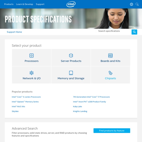 Your source for information on Intel® products