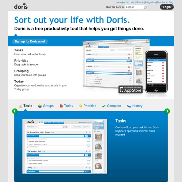Doris - Simplify your life and get things done with Doris!