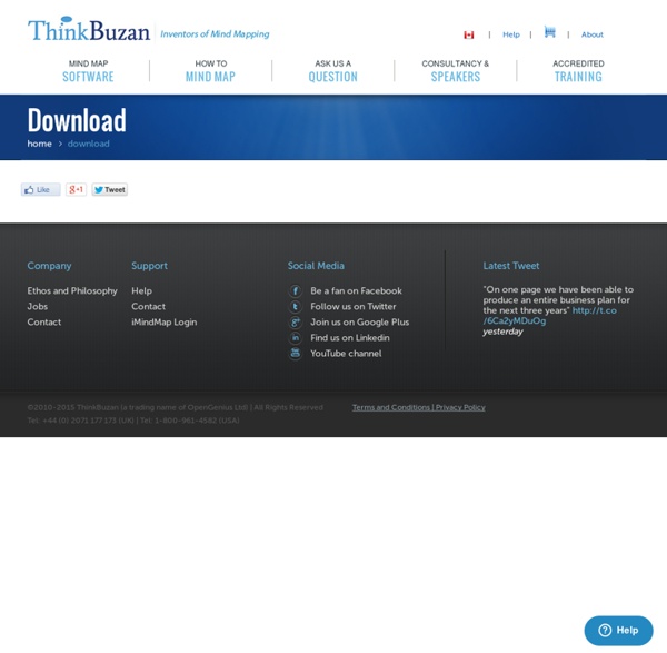 Register for your FREE ThinkBuzan Account today