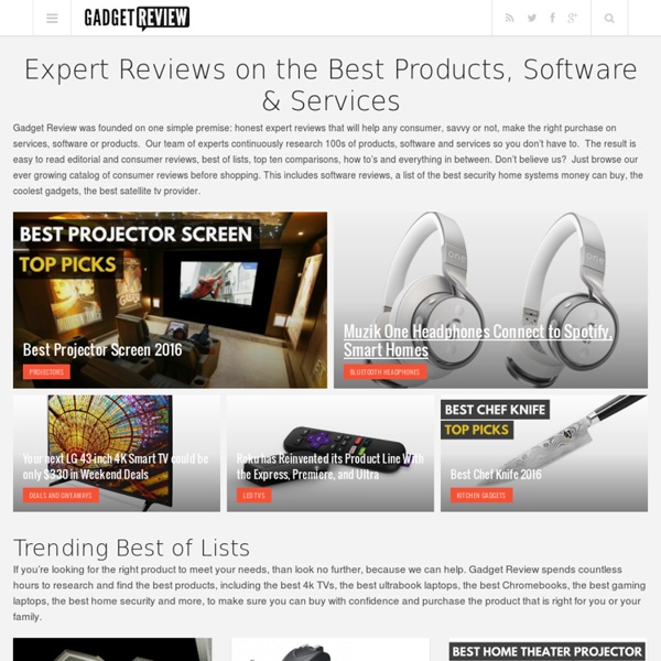 Gadget Review » Your lifestyle gadget site