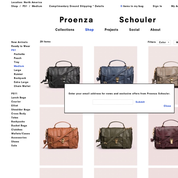Proenza Schouler Official Site