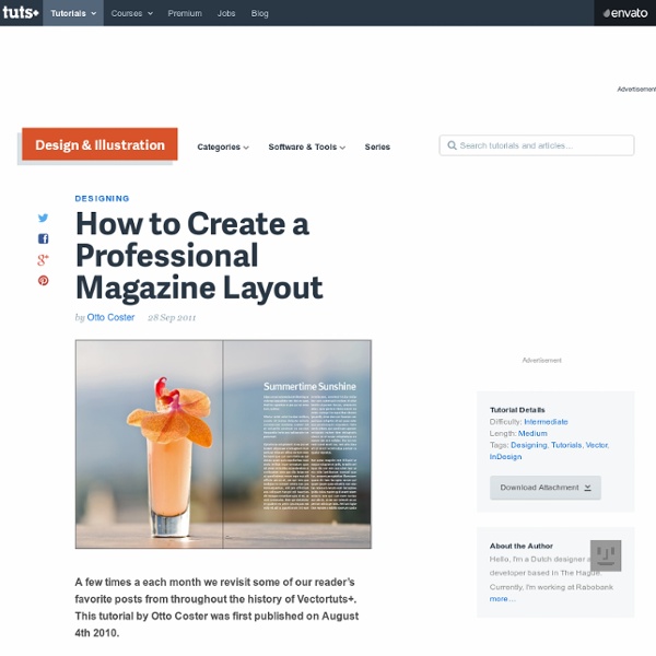 How to Create a Professional Magazine Layout