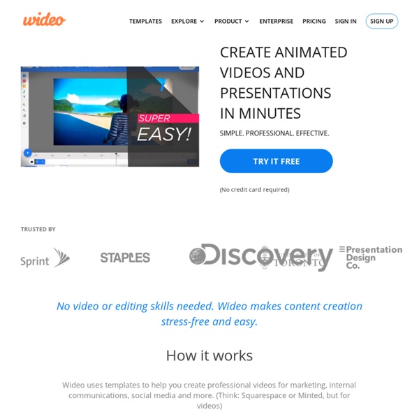 Wideo - Make animated online videos free