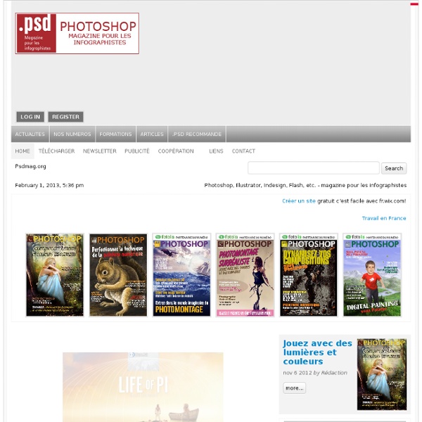 Photoshop, Illustrator, Indesign - magazine for Photoshop users and professionals