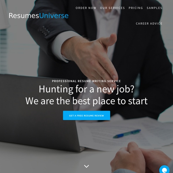 Professional Resume Writing Service - ResumesUniverse.com