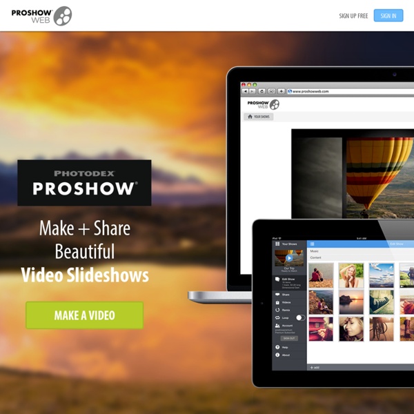 Create and Share Photo and Video Slideshows Online