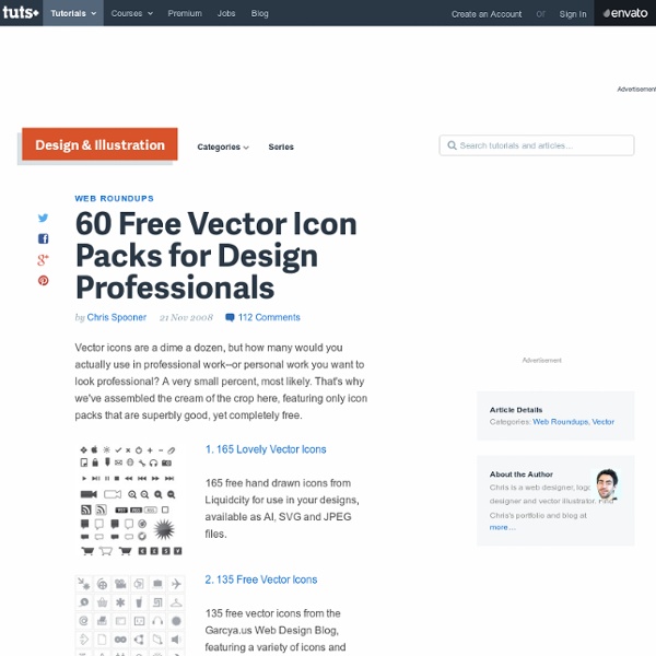 60 Free Vector Icon Packs for Design Professionals