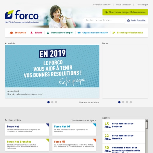 Forco : formation professionnelle, Opca commerce et distribution