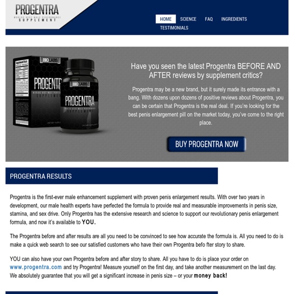 Progentra Before And After