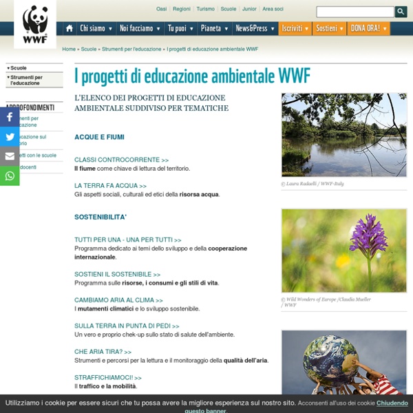 I progetti di educazione ambientale WWF