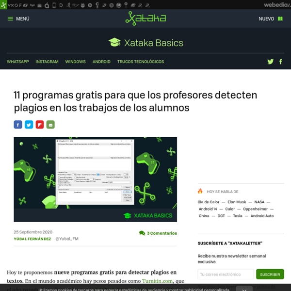 11 programas gratis para que los profesores detecten plagios en los trabajos de los alumnos