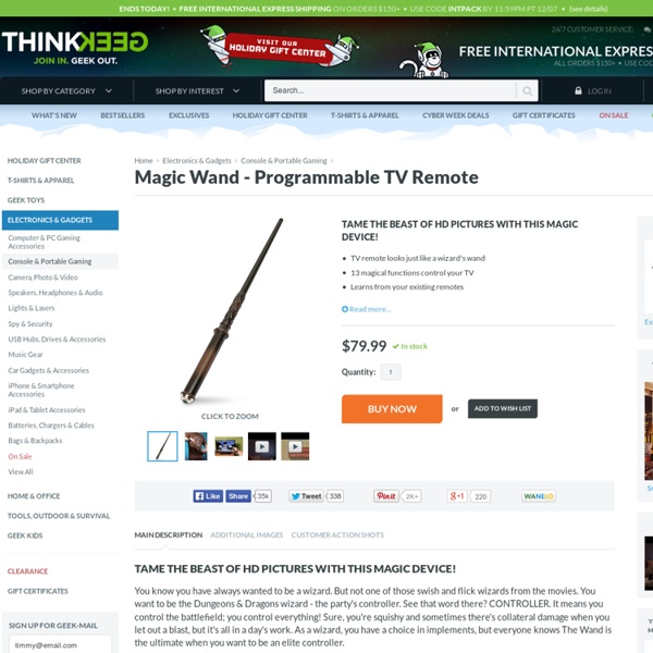 Magic Wand - Programmable TV Remote
