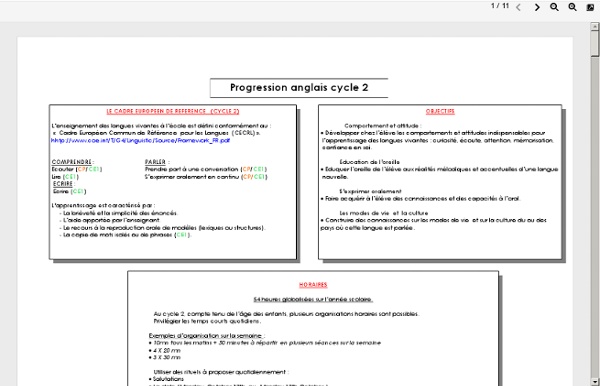 Programmation cycle 2 - IA 71