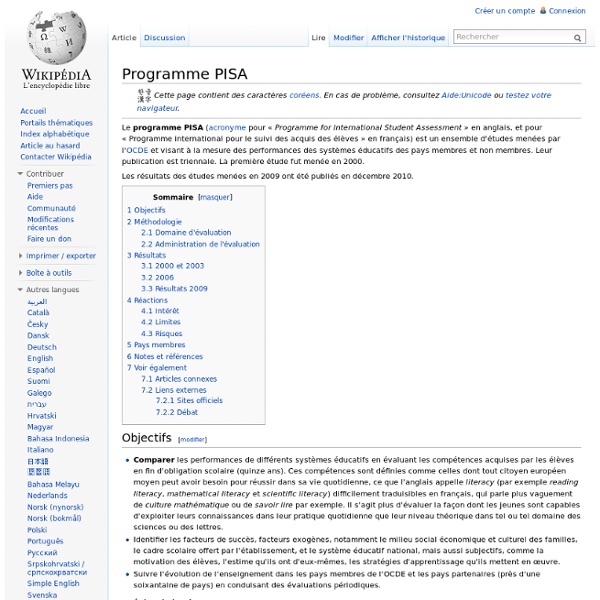 Programme PISA