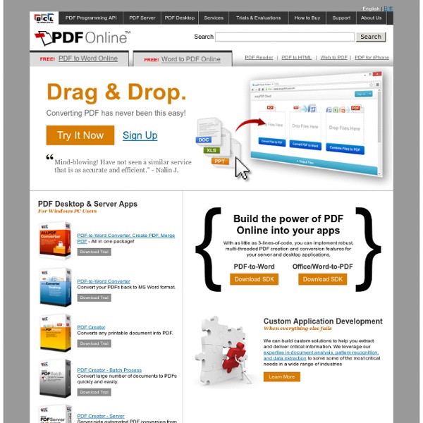 Create PDF and Convert PDF to Word Online, .NET PDF API Library for C#, VB. PDF Toolkit for programming PDF Server Applications.