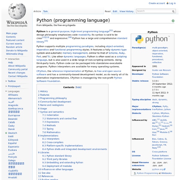 Python (programming language)