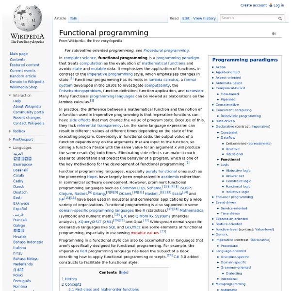 Functional programming